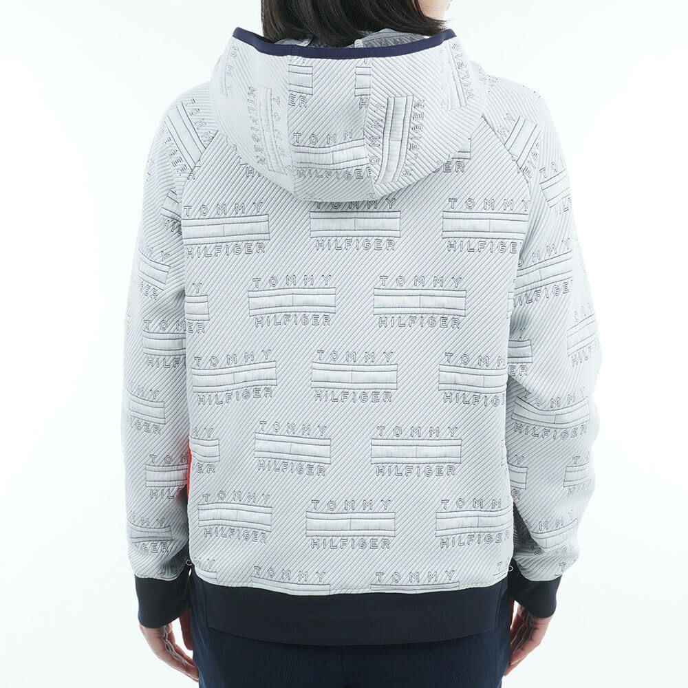 トミー ヒルフィガー ゴルフ　レディース キルトジャガード 長袖 プルオーバー THLA577　2025年モデル 詳細1 詳細3