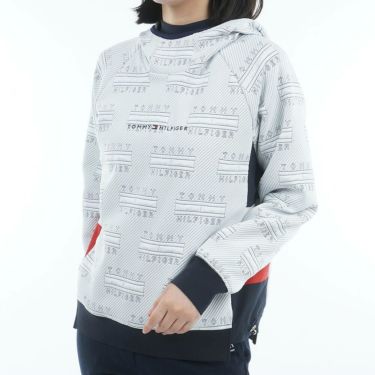 トミー ヒルフィガー ゴルフ　レディース キルトジャガード 長袖 プルオーバー THLA577　2025年モデル 詳細1 詳細4