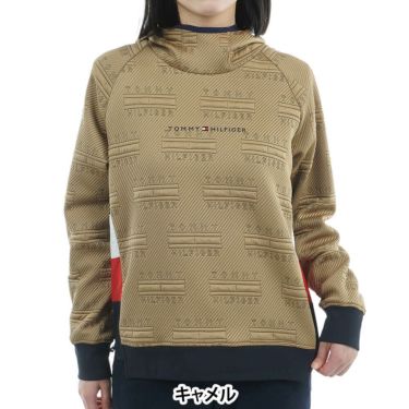 トミー ヒルフィガー ゴルフ　レディース キルトジャガード 長袖 プルオーバー THLA577　2025年モデル 詳細1 詳細5