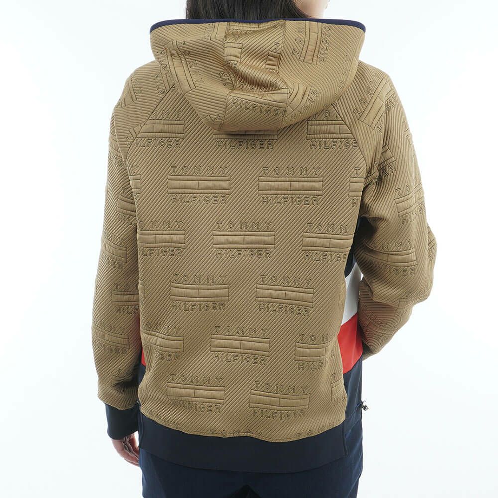 トミー ヒルフィガー ゴルフ　レディース キルトジャガード 長袖 プルオーバー THLA577　2025年モデル 詳細1 詳細6