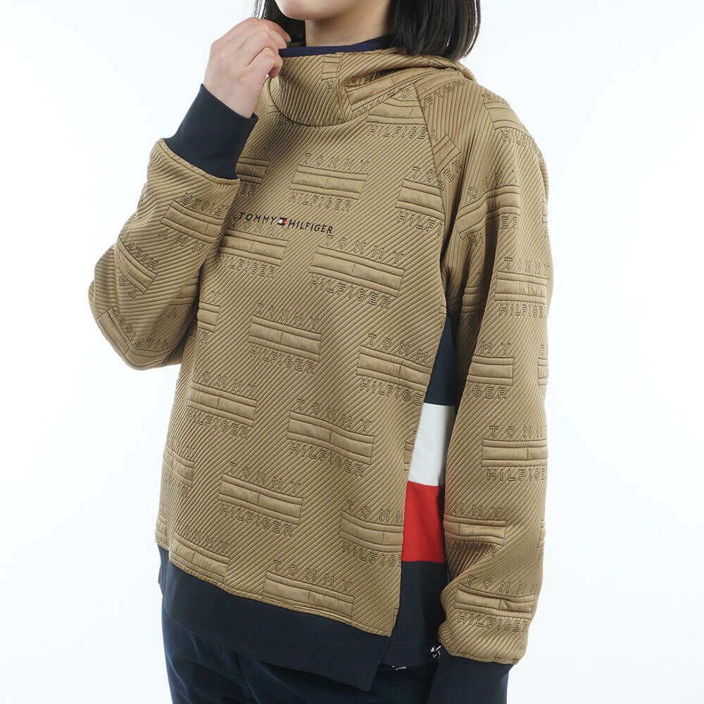 トミー ヒルフィガー ゴルフ　レディース キルトジャガード 長袖 プルオーバー THLA577　2025年モデル 詳細1 詳細7