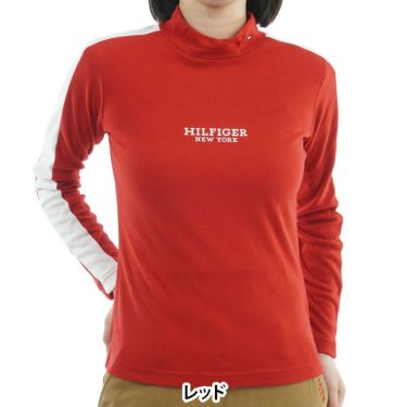 トミー ヒルフィガー ゴルフ　レディース ストレッチ 長袖 モックネック ライン シャツ THLA583　2025年モデル 詳細1 詳細8