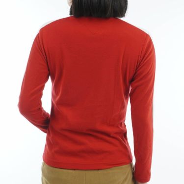 トミー ヒルフィガー ゴルフ　レディース ストレッチ 長袖 モックネック ライン シャツ THLA583　2025年モデル 詳細1 詳細9