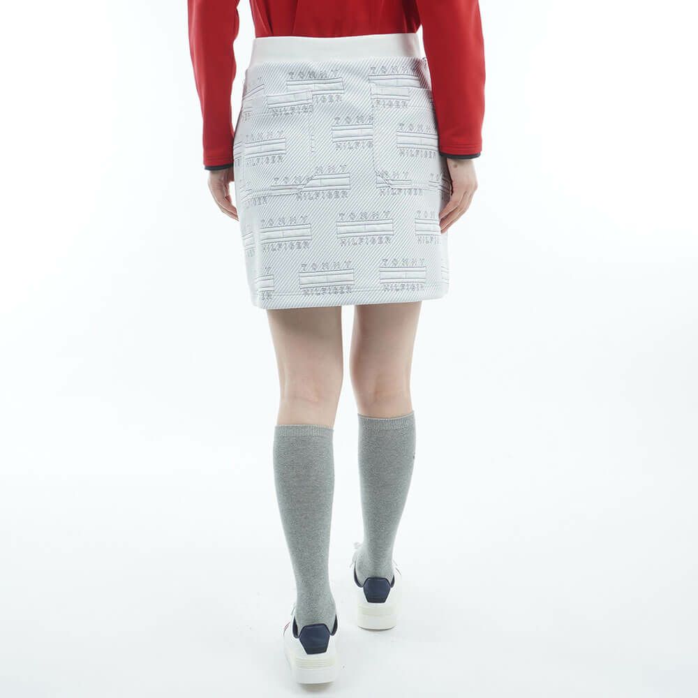 トミー ヒルフィガー ゴルフ　レディース キルトジャガード スカート THLA579　2025年モデル 詳細1 詳細3