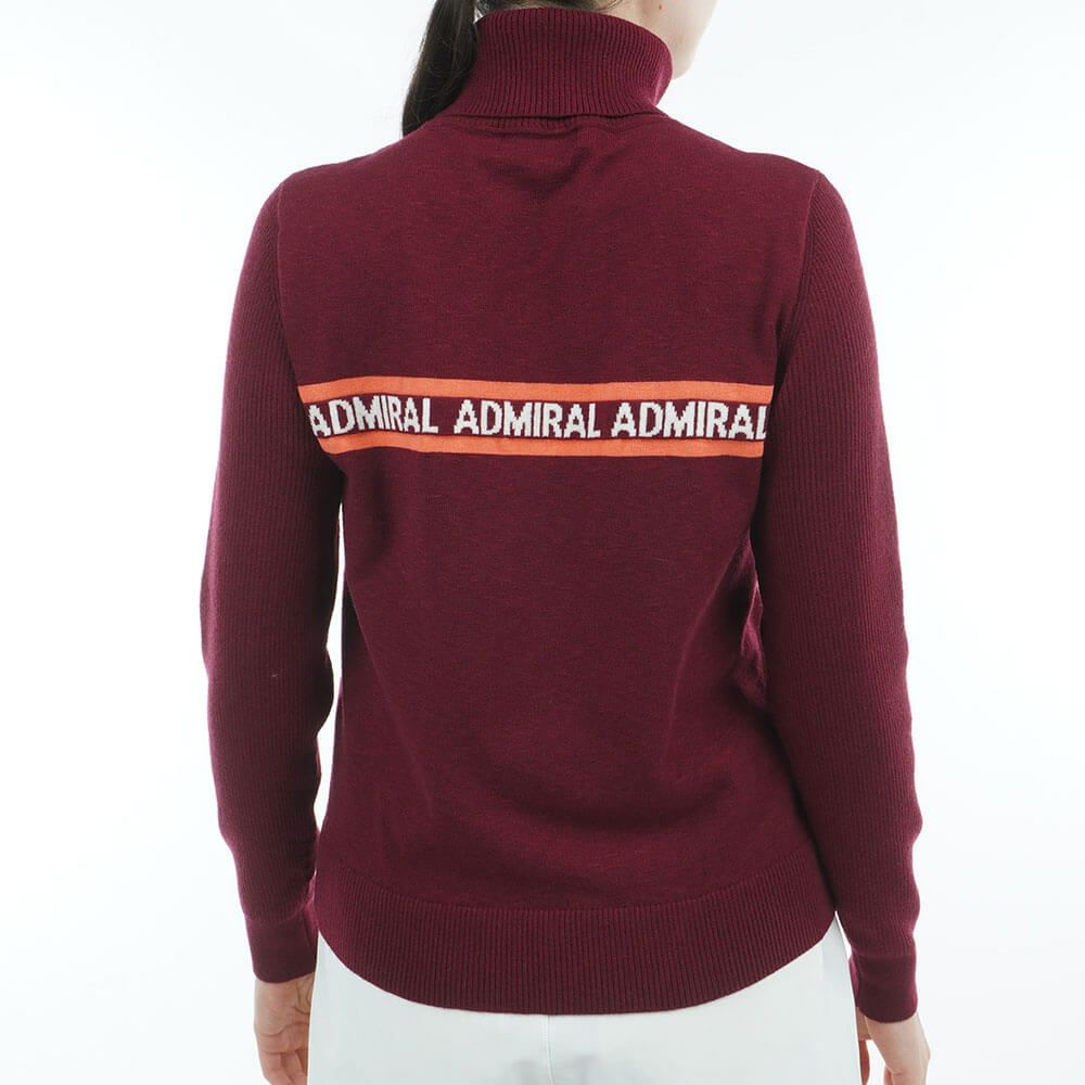 アドミラル Admiral　レディース ホカタッチ 長袖 タートルネック セーター ADLA577　2025年モデル 詳細1 詳細9