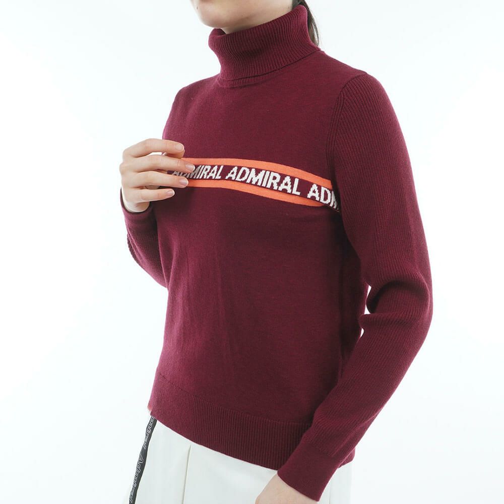 アドミラル Admiral　レディース ホカタッチ 長袖 タートルネック セーター ADLA577　2025年モデル 詳細1 詳細10
