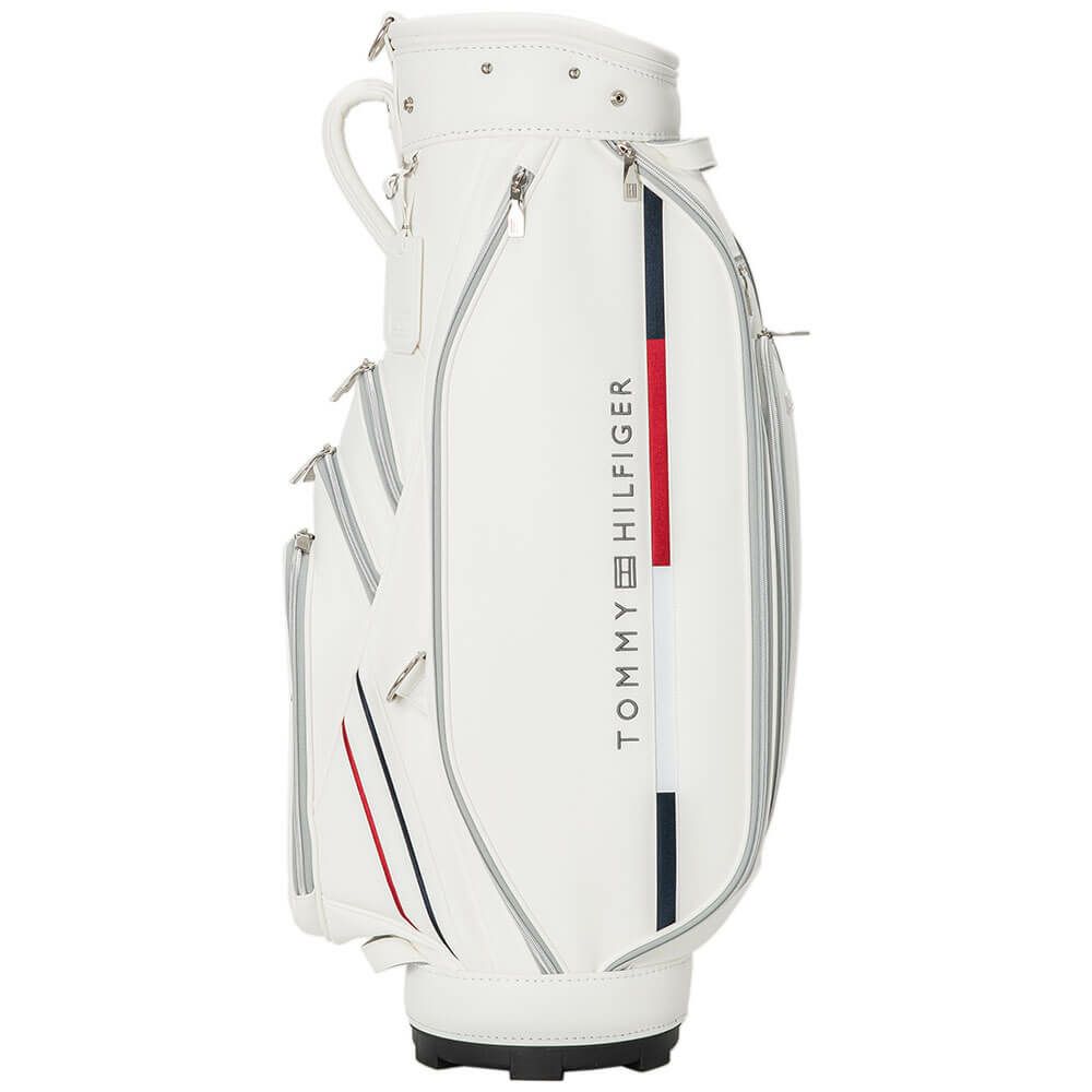 トミー ヒルフィガー ゴルフ　ゴルフ　クラシックスポーツ カート キャディバッグ THMG5FCB 00 ホワイト　2025年モデル ホワイト 詳細3