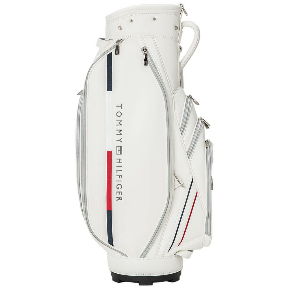 トミー ヒルフィガー ゴルフ　ゴルフ　クラシックスポーツ カート キャディバッグ THMG5FCB 00 ホワイト　2025年モデル ホワイト 詳細5