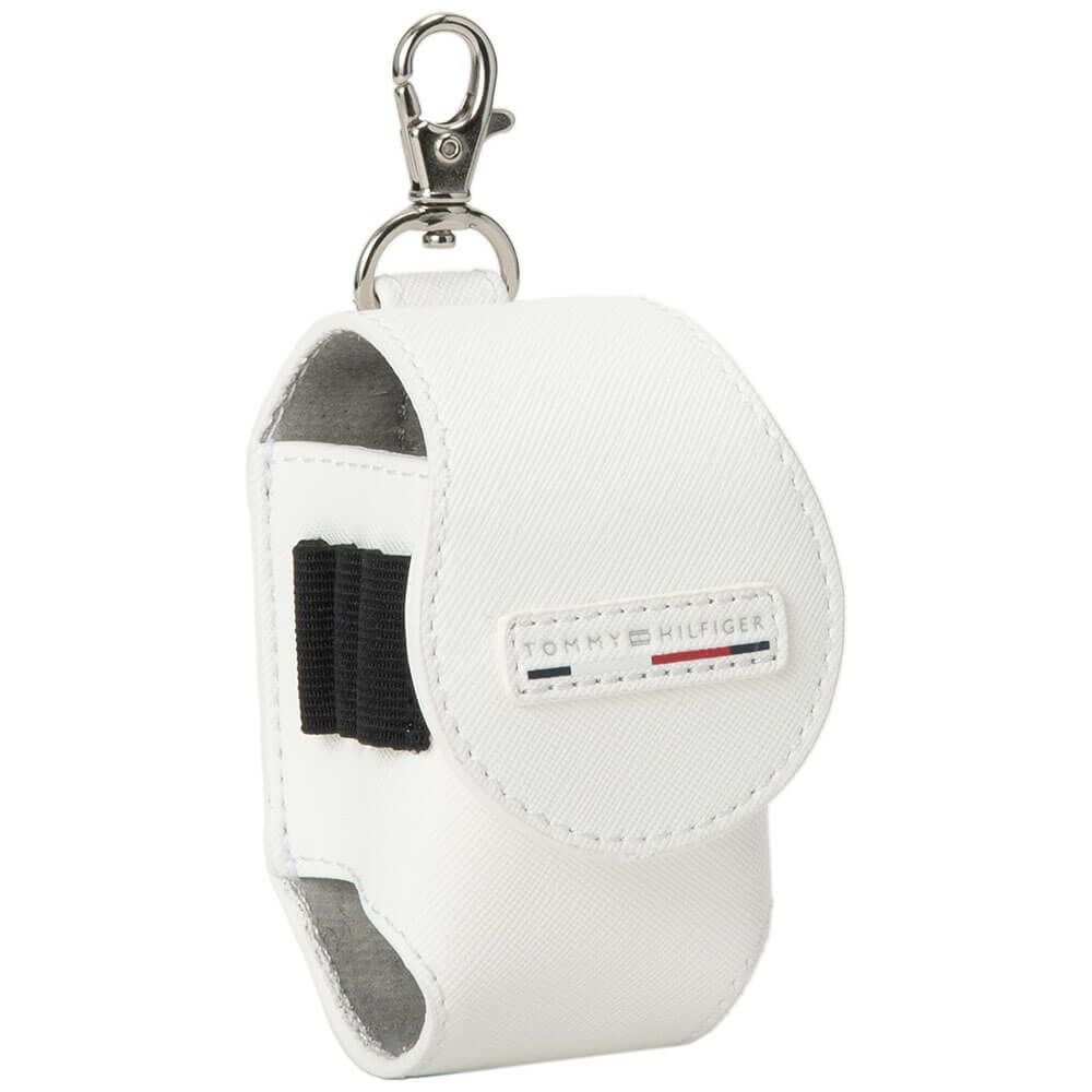 トミー ヒルフィガー ゴルフ　ゴルフ エッセンシャル ボールポーチ THMG5FEB 00 ホワイト　2025年モデル ホワイト 詳細2