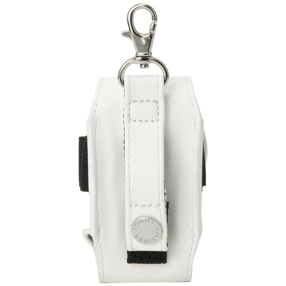 トミー ヒルフィガー ゴルフ　ゴルフ エッセンシャル ボールポーチ THMG5FEB 00 ホワイト　2025年モデル ホワイト 詳細3
