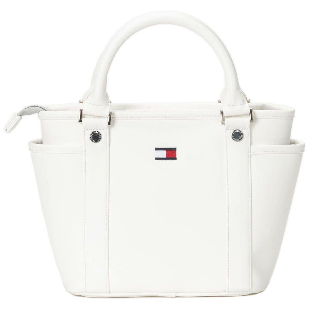 トミー ヒルフィガー ゴルフ　ゴルフ クラシックスポーツ ラウンドバッグ THMG5FTB 00 ホワイト　2025年モデル ホワイト 詳細3