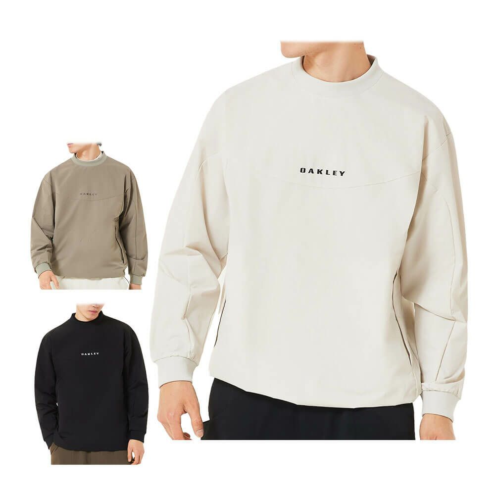 オークリー OAKLEY　メンズ 長袖 クルーネック プルオーバー ウインドジャケット FOA408139　2025年モデル 詳細1