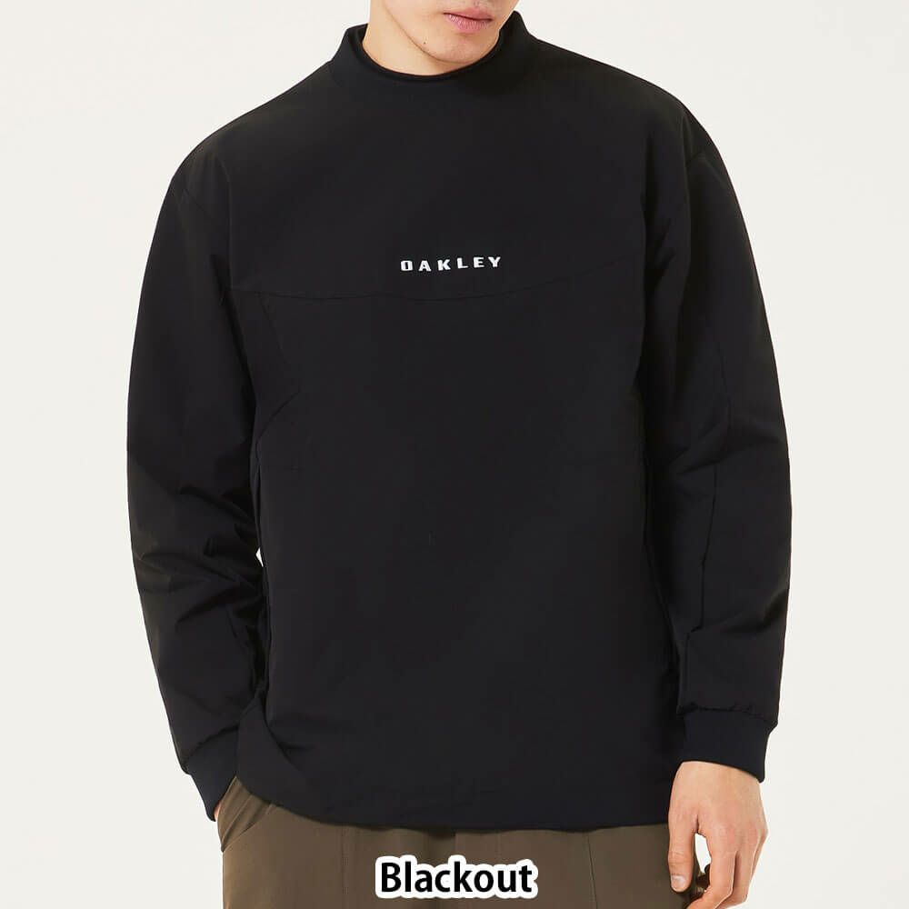 オークリー OAKLEY　メンズ 長袖 クルーネック プルオーバー ウインドジャケット FOA408139　2025年モデル 詳細1 詳細2