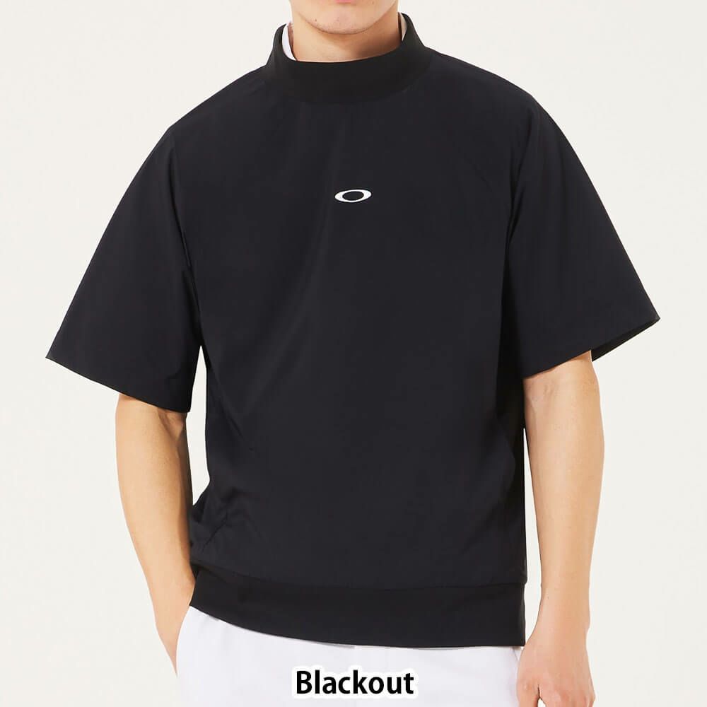 オークリー OAKLEY　メンズ 半袖 モックネック プルオーバー FOA408143　2025年モデル 詳細1 詳細2