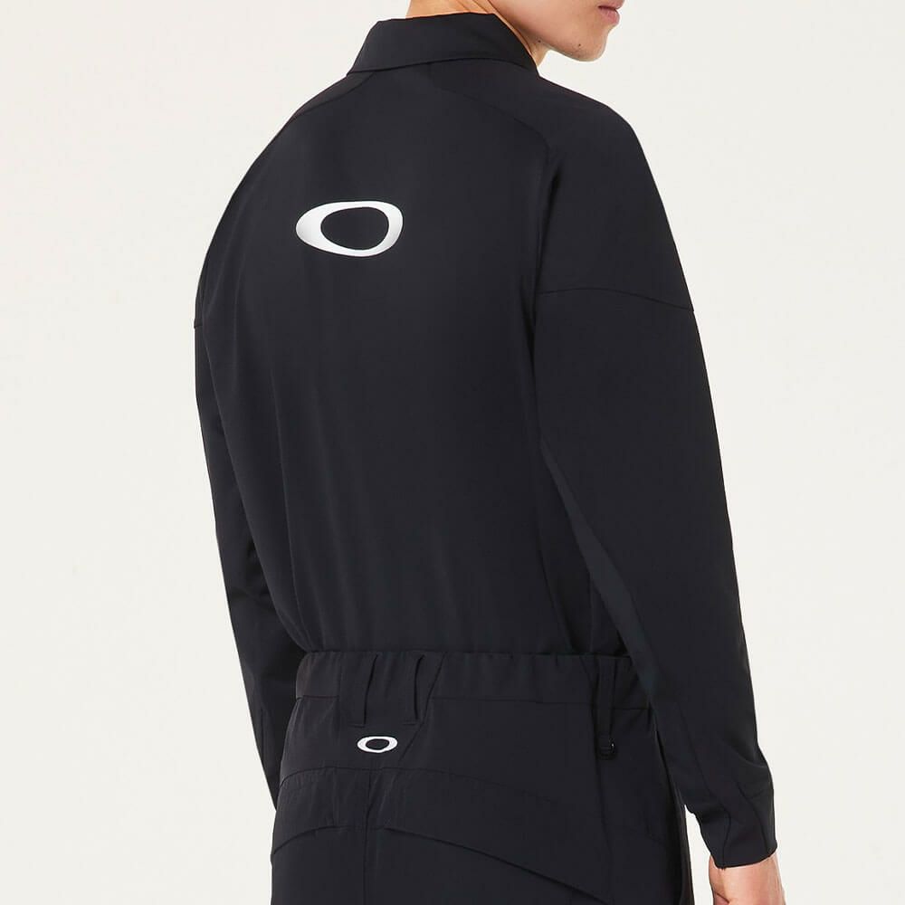 オークリー OAKLEY　メンズ ジップアップ 長袖 ポロシャツ FOA408146　2025年モデル 詳細1 詳細3