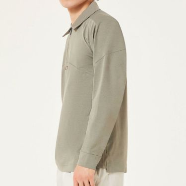 オークリー OAKLEY　メンズ ジップアップ 長袖 ポロシャツ FOA408146　2025年モデル 詳細1 詳細10