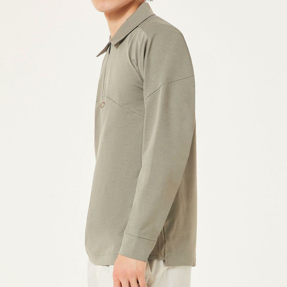 オークリー OAKLEY　メンズ ジップアップ 長袖 ポロシャツ FOA408146　2025年モデル 詳細1 詳細10