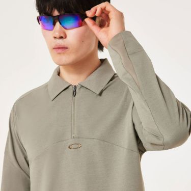 オークリー OAKLEY　メンズ ジップアップ 長袖 ポロシャツ FOA408146　2025年モデル 詳細1 詳細11