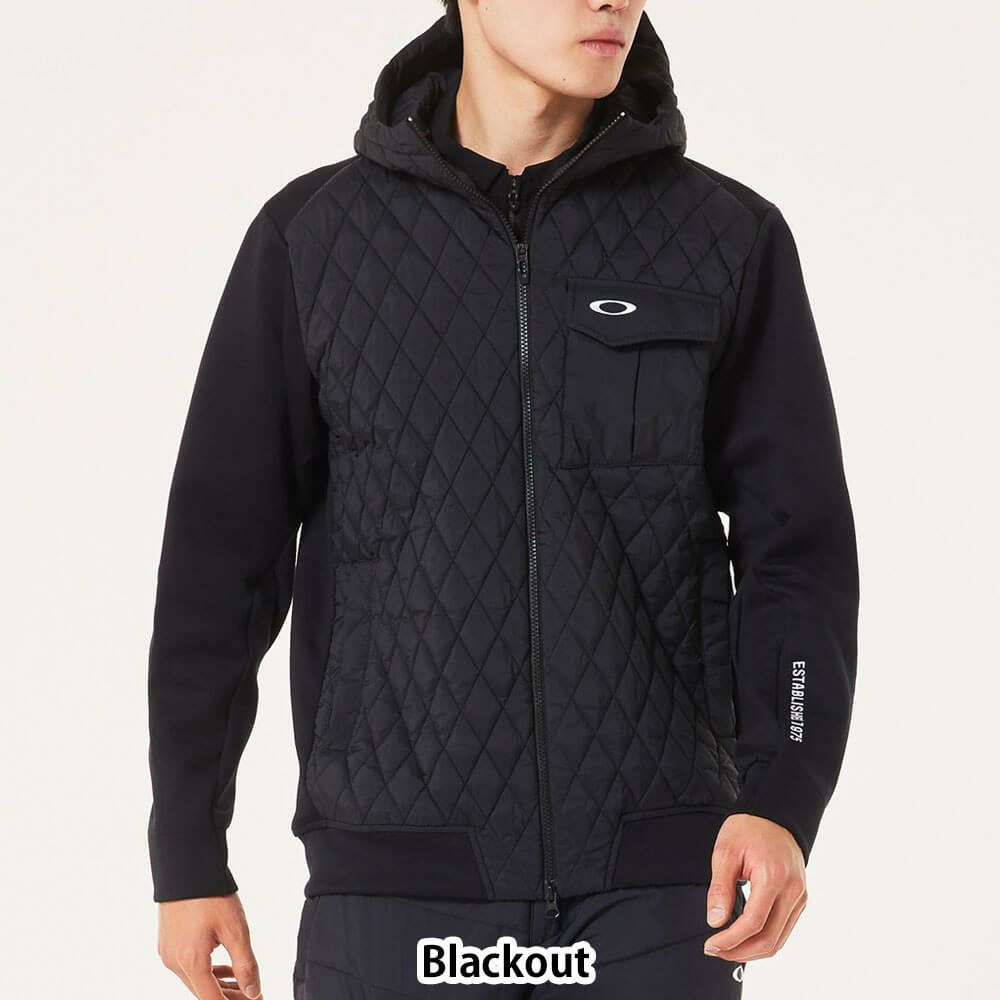 オークリー OAKLEY　メンズ 長袖 ハイブリッド ジャケット FOA408280　2025年モデル 詳細1 詳細2