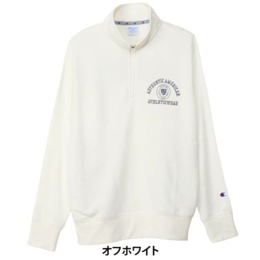 チャンピオンゴルフ ChampionGOLF　メンズ 長袖 ハーフジップ スウェット シャツ C3-CG002　2025年モデル 詳細1 詳細2