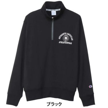 チャンピオンゴルフ ChampionGOLF　メンズ 長袖 ハーフジップ スウェット シャツ C3-CG002　2025年モデル 詳細1 詳細8