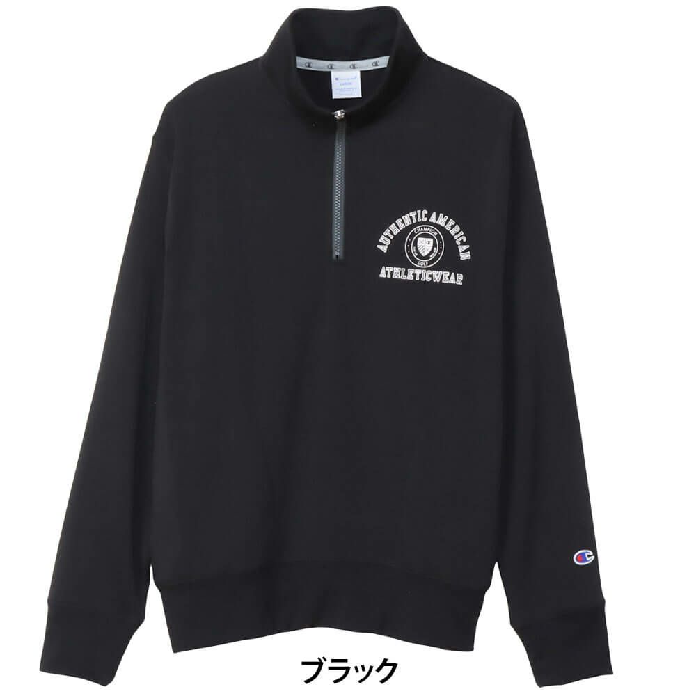 チャンピオンゴルフ ChampionGOLF　メンズ 長袖 ハーフジップ スウェット シャツ C3-CG002　2025年モデル 詳細1 詳細8
