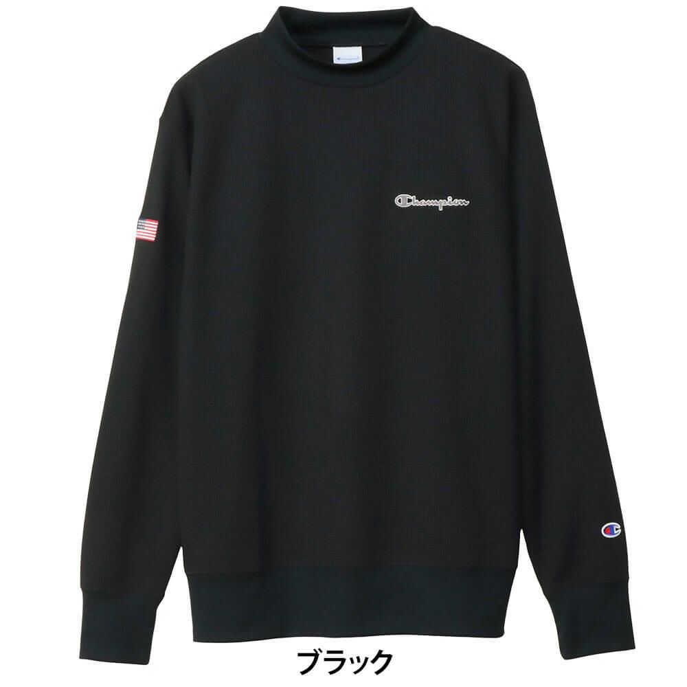 チャンピオンゴルフ ChampionGOLF　メンズ 長袖 モックネック シャツ C3-CG404　2025年モデル 詳細1 詳細3