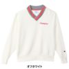 チャンピオンゴルフ ChampionGOLF　レディース 長袖 Vネック スウェット CW-CG002　2025年モデル 詳細1 詳細2