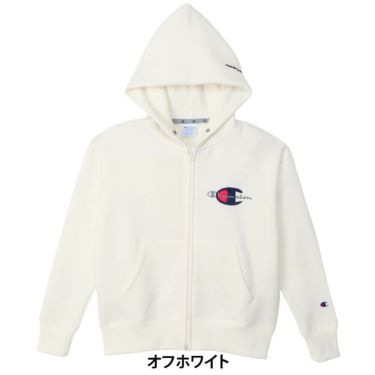 チャンピオンゴルフ ChampionGOLF　レディース 長袖 フルジップ フーデッド スウェット CW-CG101　2025年モデル 詳細1 詳細2