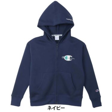 チャンピオンゴルフ ChampionGOLF　レディース 長袖 フルジップ フーデッド スウェット CW-CG101　2025年モデル 詳細1 詳細6