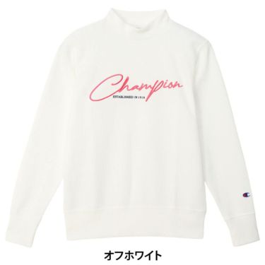 チャンピオンゴルフ ChampionGOLF　レディース 長袖 モックネック シャツ CW-CG404　2025年モデル 詳細1 詳細2