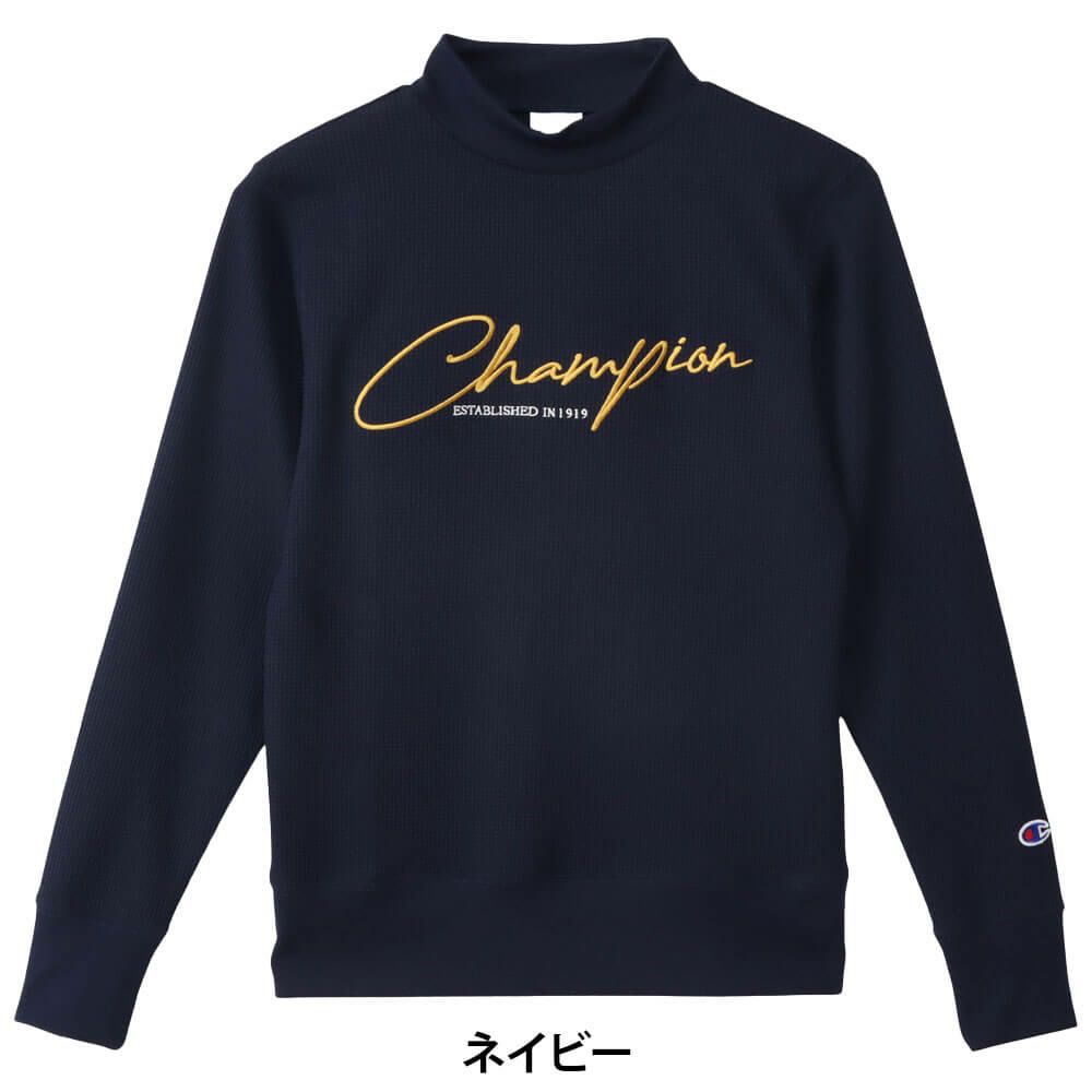 チャンピオンゴルフ ChampionGOLF　レディース 長袖 モックネック シャツ CW-CG404　2025年モデル 詳細1 詳細6