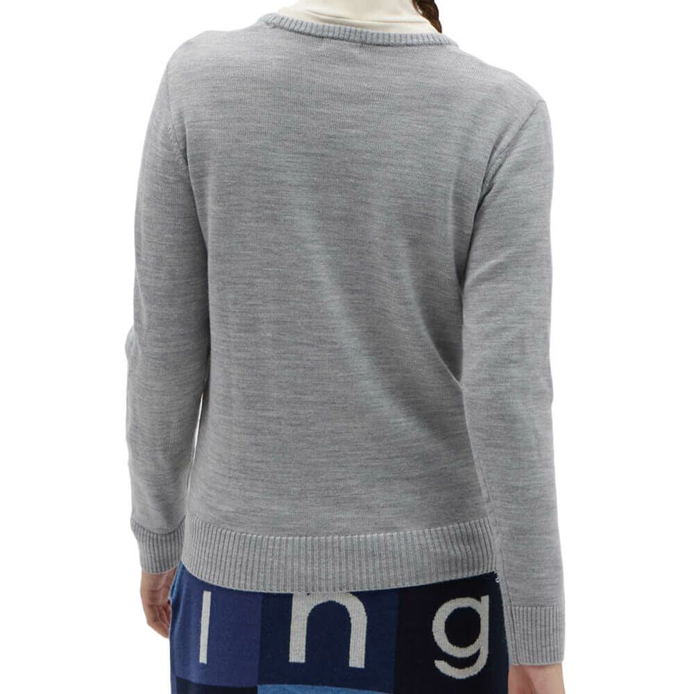 マンシングウェア Munsingwear　レディース アップリケ アーカイブ ペンギンロゴ 長袖 クルーネックセーター MG5FST51L　2025年モデル 詳細1 詳細5