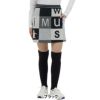 マンシングウェア Munsingwear　レディース ブロック柄 ニットスカート MG5FSK51L　2025年モデル 詳細1 詳細2