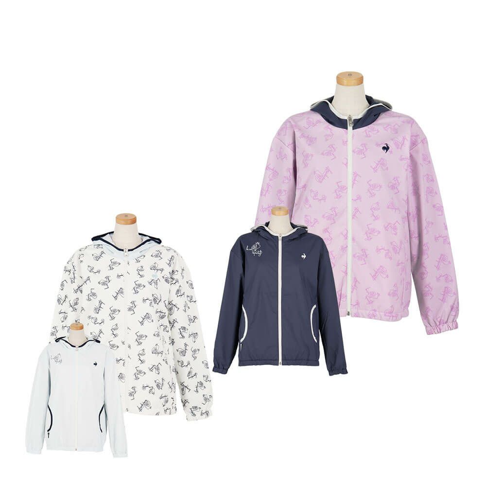 ルコック Le coq sportif　レディース リバーシブル フーディー 長袖 ブルゾン LG5FWB02L　2025年モデル 詳細1