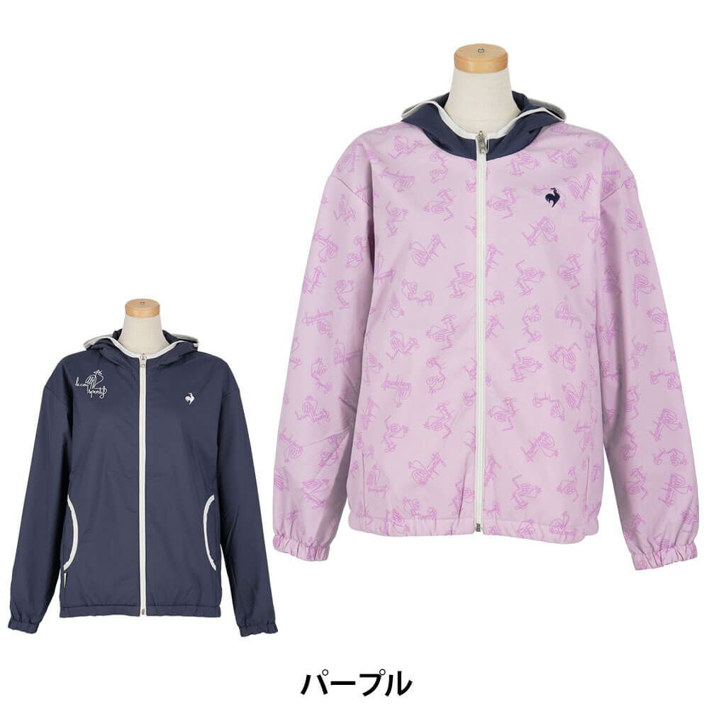 ルコック Le coq sportif　レディース リバーシブル フーディー 長袖 ブルゾン LG5FWB02L　2025年モデル 詳細1 詳細2