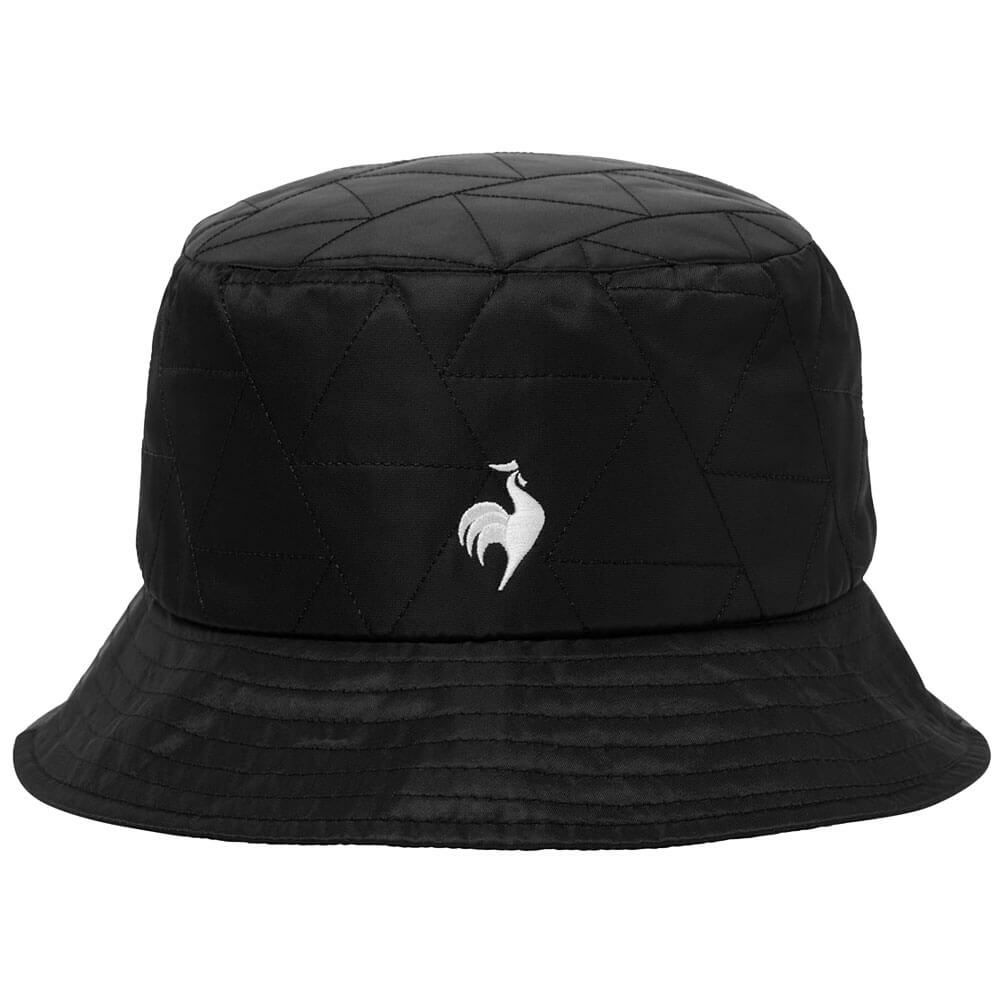 ルコック Le coq sportif　メンズ トライアングル柄 中わた ハット LG5FCP72M BK00 ブラック　2025年モデル ブラック 詳細2