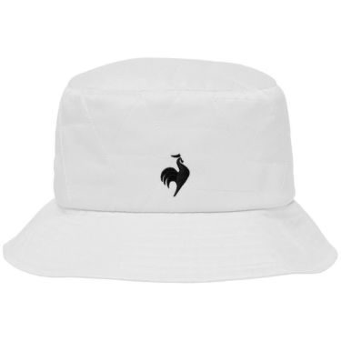 ルコック Le coq sportif　メンズ トライアングル柄 中わた ハット LG5FCP72M WH00 ホワイト　2025年モデル ホワイト 詳細2