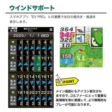 EAGLE VISION イーグルビジョン　NEXT G ネクストG EV-438 距離計 ホワイト 詳細9
