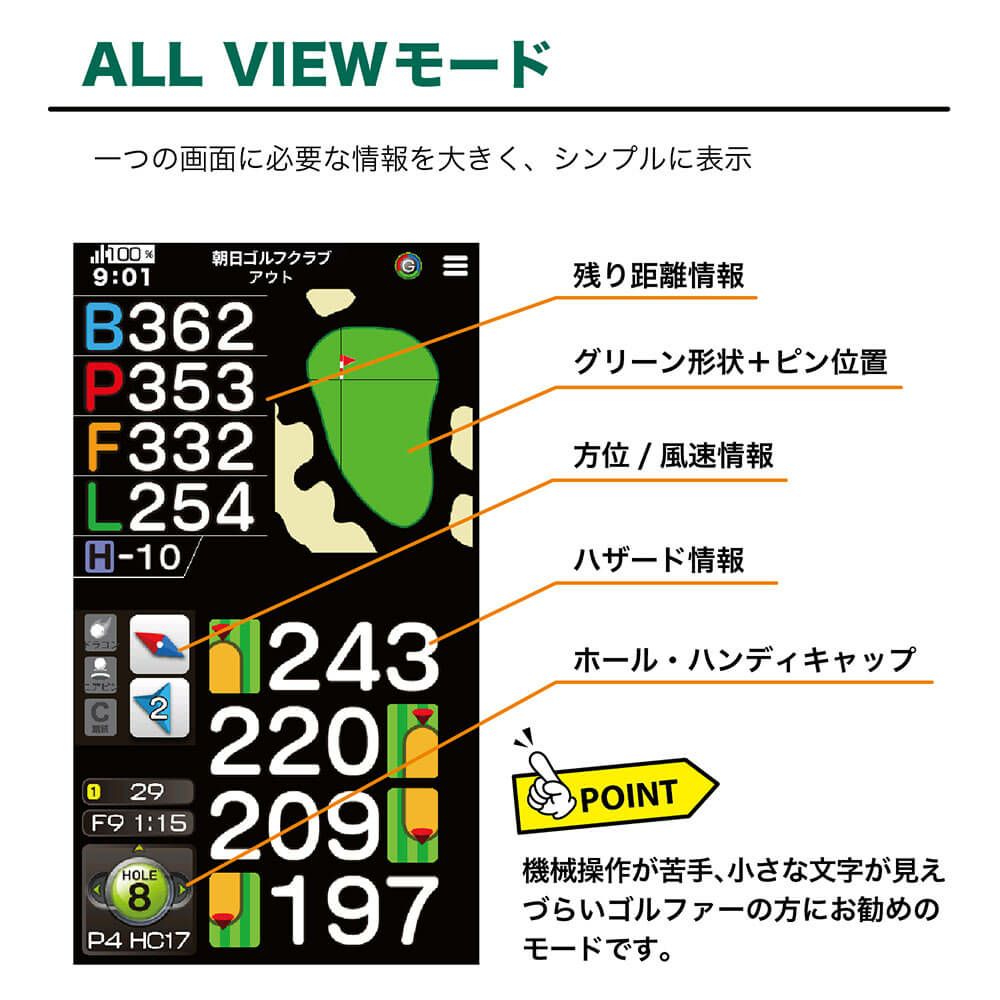 EAGLE VISION イーグルビジョン　NEXT G ネクストG EV-438 距離計 ホワイト 詳細10