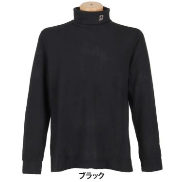 ブリヂストンゴルフ　メンズ スムース 長袖 タートルネック シャツ FGM32F　2025年モデル 詳細1