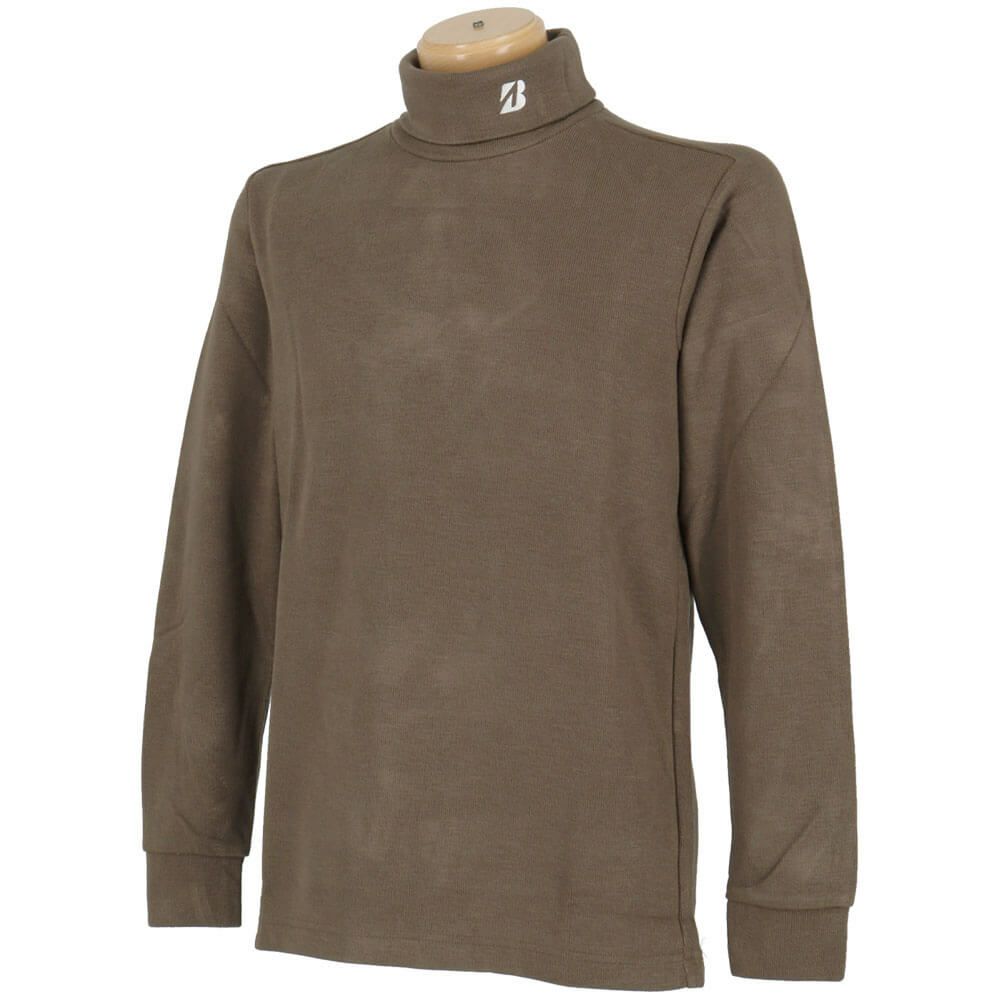 ブリヂストンゴルフ　メンズ スムース 長袖 タートルネック シャツ FGM32F　2025年モデル 詳細6