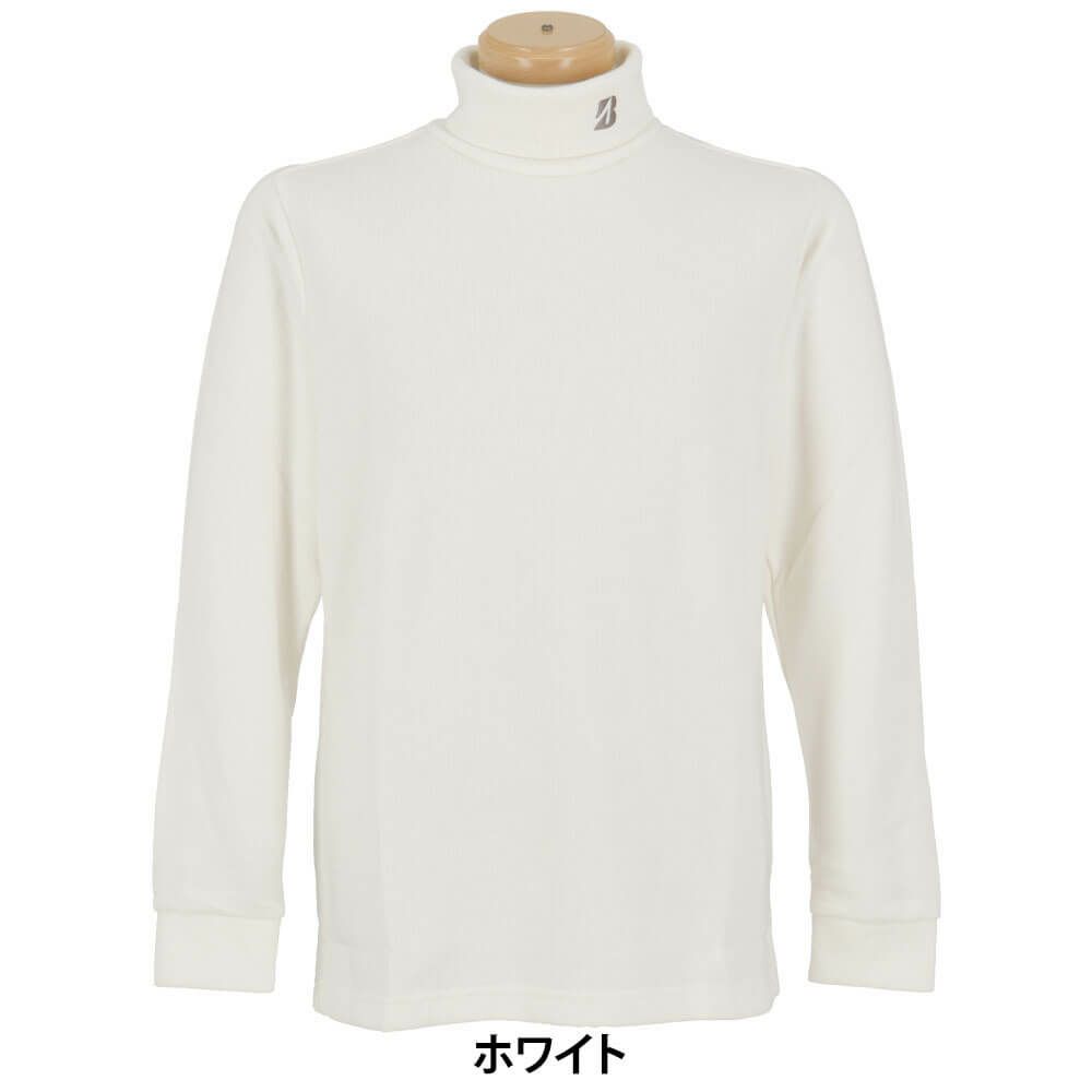 ブリヂストンゴルフ　メンズ スムース 長袖 タートルネック シャツ FGM32F　2025年モデル 詳細13