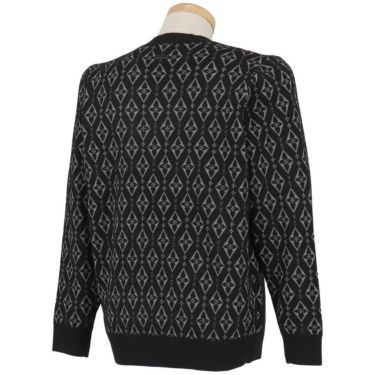 セントアンドリュース St ANDREWS　メンズ ダイヤロゴジャガード 長袖 クルーネック ニット プルオーバー 042-5270153　2025年モデル 詳細1 詳細3