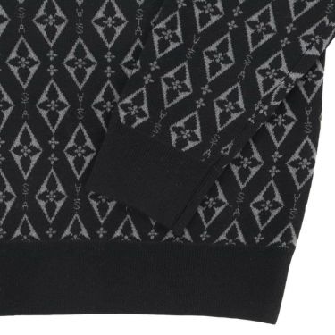 セントアンドリュース St ANDREWS　メンズ ダイヤロゴジャガード 長袖 クルーネック ニット プルオーバー 042-5270153　2025年モデル 詳細1 詳細7