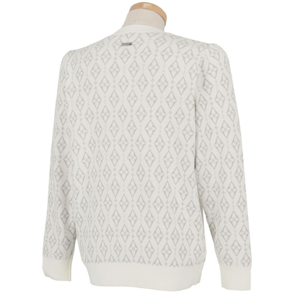 セントアンドリュース St ANDREWS　メンズ ダイヤロゴジャガード 長袖 クルーネック ニット プルオーバー 042-5270153　2025年モデル 詳細1 詳細9