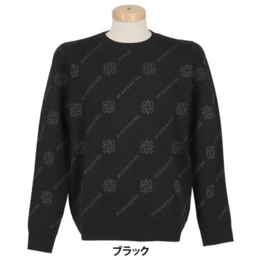 セントアンドリュース St ANDREWS　メンズ ロゴジャガード 長袖 クルーネック ニット プルオーバー 042-5270951　2025年モデル 詳細1 詳細2