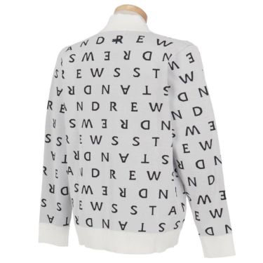 セントアンドリュース St ANDREWS　メンズ ロゴジャガード 長袖 フルジップ ニット 042-5272053　2025年モデル 詳細1 詳細6