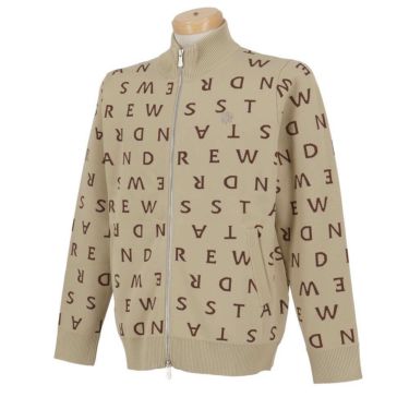 セントアンドリュース St ANDREWS　メンズ ロゴジャガード 長袖 フルジップ ニット 042-5272053　2025年モデル 詳細1 詳細10