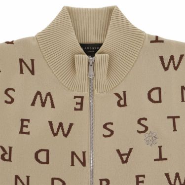 セントアンドリュース St ANDREWS　メンズ ロゴジャガード 長袖 フルジップ ニット 042-5272053　2025年モデル 詳細1 詳細11